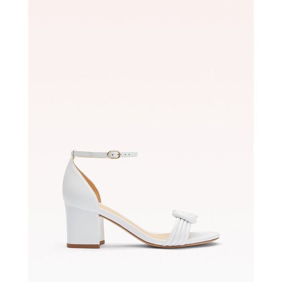 Alexandre Birman Vicky Block 60 White Sandal